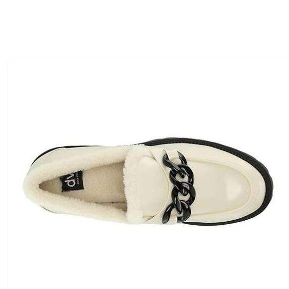 DOLCE VITA Larazzo Platform Loafers NEW $119 Bone Lug Sole Size 9 - Picture 2 of 10